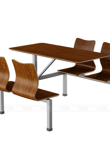 Bộ Bàn & Ghế dán uốn đồng màu| Nội thất Jager - Nhà máy sản xuất Nội thất cao cấp Jager