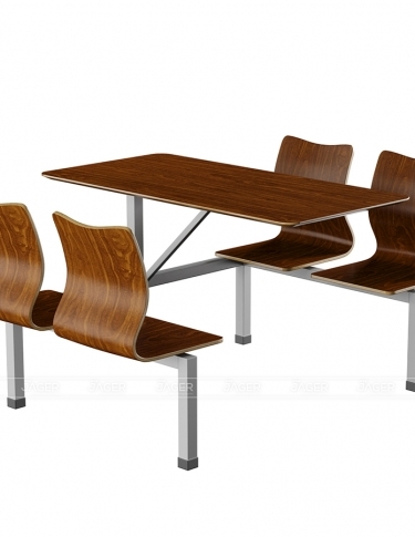 Bộ Bàn & Ghế dán uốn đồng màu| Nội thất Jager - Nhà máy sản xuất Nội thất cao cấp Jager